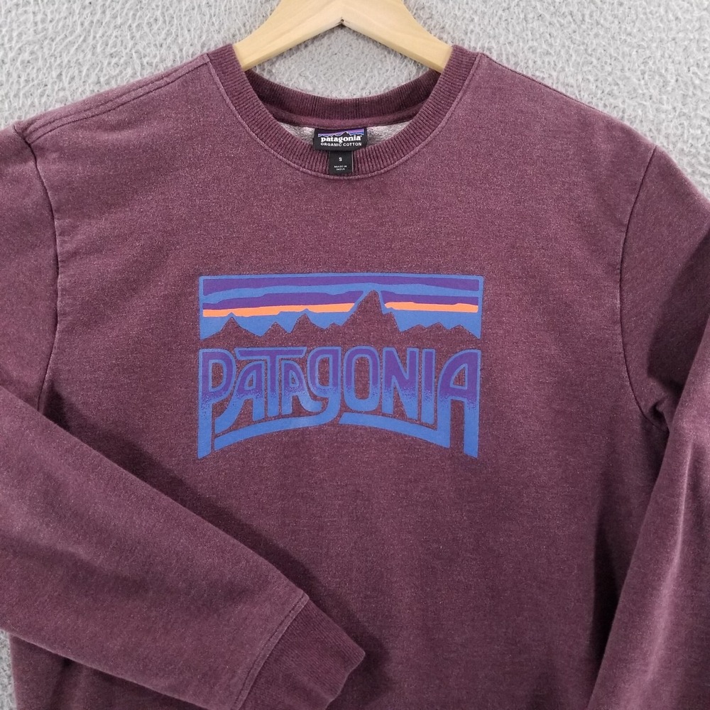 Patagonia Sweatshirt Small Fitz Roy Midweight Crew Neck Pullover Sweater Casual